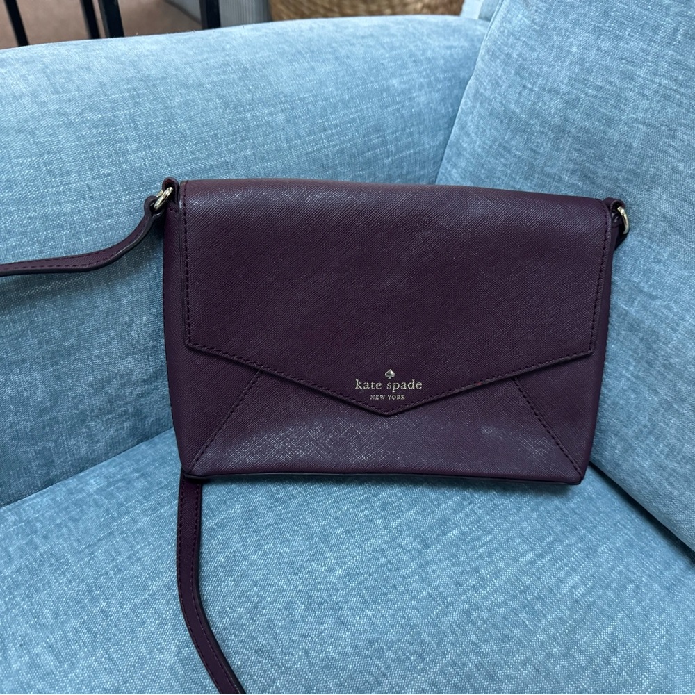 Kate Spade burgundy crossbody